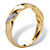 Diamond Accent Ribbon Twist Ring in 10k Yellow Gold-12 at Direct Charge presents PalmBeach