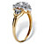 1/10 TCW Round Diamond Cluster Anniversary Ring in 10k Gold-12 at Direct Charge presents PalmBeach