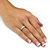 .81 TCW Princess-Cut Cubic Zirconia 10k Yellow Gold Channel-Set Anniversary Ring Wedding Band-13 at PalmBeach Jewelry