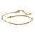 18k Gold over Sterling Silver Bar and Bead Link Ankle Bracelet Adjustable 9"-11"-11 at Direct Charge presents PalmBeach