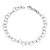 SETA JEWELRY Sterling Silver Heart Link Ankle Bracelet 11"-11 at Seta Jewelry
