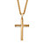 SETA JEWELRY Cross Pendant Gold-Filled and Gold Ion-Plated Chain 24"-11 at Seta Jewelry