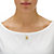 Diamond Accent Swirled Pendant Necklace in 18k Gold over Sterling Silver-13 at Direct Charge presents PalmBeach
