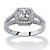 1.63 TCW Princess-Cut Cubic Zirconia Engagement Ring in Platinum over Sterling Silver-11 at PalmBeach Jewelry