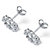 2.80 TCW Round Cubic Zirconia Platinum over Sterling Silver Stud Earrings-12 at PalmBeach Jewelry