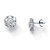 2.80 TCW Round Cubic Zirconia Platinum over Sterling Silver Stud Earrings-15 at PalmBeach Jewelry