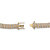 Diamond Accent S-Link Tennis Bracelet 18k Gold-Plated 8"-12 at PalmBeach Jewelry