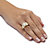 Marquise-Cut Cubic Zirconia Engagement Ring 3.63 TCW Gold-Plated-13 at PalmBeach Jewelry
