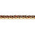 25 TCW Oval Cut Genuine Garnet Triple-Row Tennis Bracelet Gold-Plated 7 1/4"-12 at PalmBeach Jewelry