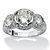 3.09 TCW White Round Cubic Zirconia Sterling Silver Anniversary Ring-11 at PalmBeach Jewelry