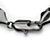 SETA JEWELRY Men's Curb-Link Chain Bracelet Black Ruthenium-Plated 9" (12mm)-12 at Seta Jewelry
