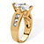 3.02 TCW Marquise-Cut Cubic Zirconia Yellow Gold-Plated Ring-12 at PalmBeach Jewelry