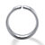 .18 TCW Round Cubic Zirconia Brushed Stainless Steel Wedding Band Sizes 7-16-12 at PalmBeach Jewelry