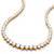 26.23 TCW Round Cubic Zirconia Gold-Plated Eternity Necklace 16"-11 at PalmBeach Jewelry