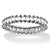 3 TCW Baguette-Cut Cubic Zirconia Stackable Eternity Band in Platinum over .925 Sterling Silver-11 at PalmBeach Jewelry
