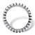 3 TCW Baguette-Cut Cubic Zirconia Stackable Eternity Band in Platinum over .925 Sterling Silver-12 at PalmBeach Jewelry