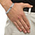 SETA JEWELRY Men's Diamond Accent Curb-Link Bracelet Platinum-Plated 8.5" (9mm)-14 at Seta Jewelry