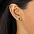 SETA JEWELRY Princess-Cut Simulated Birthstone Stud Earrings in Sterling Silver-13 at Seta Jewelry