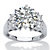 4.66 TCW Round Cubic Zirconia Engagement Anniversary Ring in Platinum over Sterling Silver-11 at PalmBeach Jewelry