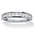 .81 TCW Princess-Cut Cubic Zirconia Anniversary Ring in Platinum over Sterling Silver-11 at PalmBeach Jewelry