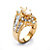 3.20 TCW Marquise-Cut Cubic Zirconia Yellow Gold-Plated Ring-12 at PalmBeach Jewelry