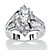 3.20 TCW Marquise-Cut Cubic Zirconia Platinum-Plated Engagement Anniversary Ring-11 at PalmBeach Jewelry