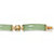 Genuine Green Jade Dragon Link Bracelet in 14k Gold over Sterling Silver 7.25"-12 at PalmBeach Jewelry