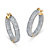 6 TCW Round Cubic Zirconia Gold-Plated Inside-Out Hoop Earrings (1 1/3")-11 at PalmBeach Jewelry