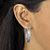 6 TCW Round Cubic Zirconia Gold-Plated Inside-Out Hoop Earrings (1 1/3")-13 at PalmBeach Jewelry