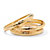 Yellow Gold Tone Hammered 3-Piece Bangle Bracelet Set 8.5"-11 at Direct Charge presents PalmBeach