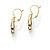 Round Crystal Accent Gold-Plated Filigree Pear-Shaped Drop Earrings-12 at PalmBeach Jewelry