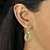 Round Crystal Accent Gold-Plated Filigree Pear-Shaped Drop Earrings-13 at PalmBeach Jewelry