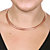 SETA JEWELRY Rose Gold-Plated Omega-Link Collar Necklace 18"-13 at Seta Jewelry