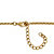 18k Gold-Plated Two-Tone Filigree Butterfly Ankle Bracelet Adjustable 9"-11"-12 at PalmBeach Jewelry
