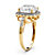 3.20 TCW Cushion-Cut Cubic Zirconia Cutout Halo Engagement Ring in Solid 10k Yellow Gold-12 at PalmBeach Jewelry