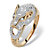 Round Pave Diamond Accent Panther Ring in 18k Gold over Sterling Silver-11 at PalmBeach Jewelry