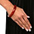 Genuine Red Agate Bangle Bracelet 8.5"-13 at PalmBeach Jewelry