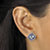 SETA JEWELRY 3.84 TCW Princess-Cut Cubic Zirconia Halo Stud Earrings in Platinum over Sterling Silver-13 at Seta Jewelry