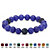 Genuine Agate and Simulated Birthstone Beaded Stretch Bracelet 8"-109 at Direct Charge presents PalmBeach
