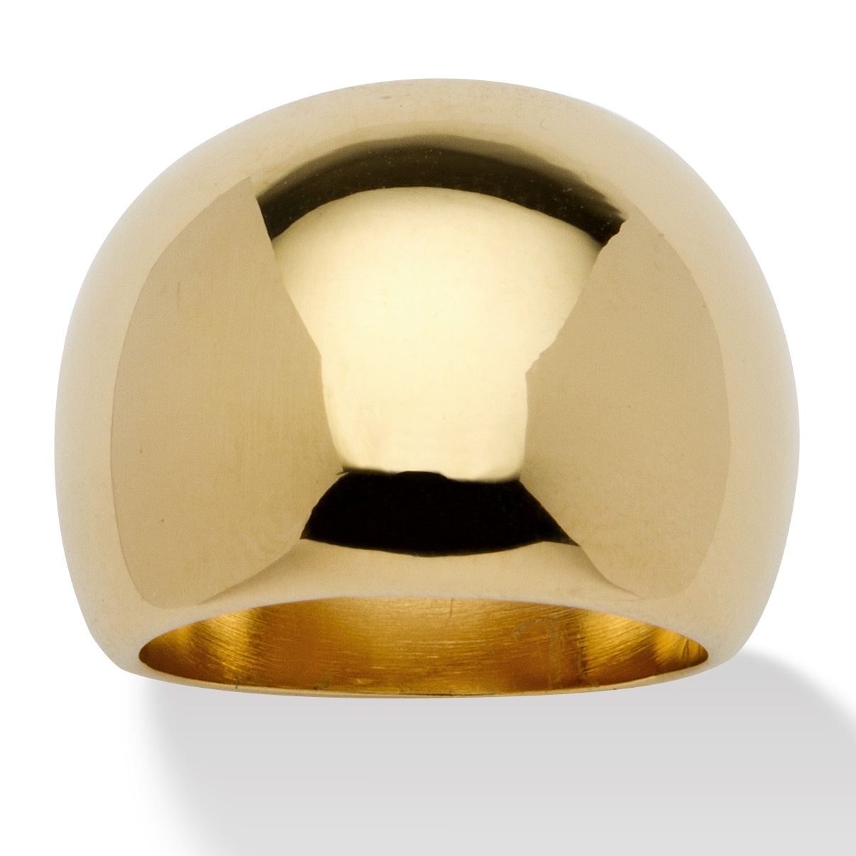 Dome 18k Gold Plated Ring At Palmbeach Jewelry