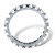 2.40 TCW Round Cubic Zirconia Eternity Band in Solid 10k White Gold-12 at PalmBeach Jewelry