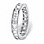 Princess-Cut Cubic Zirconia Eternity Band 5.29 TCW in Solid 10k White Gold-12 at PalmBeach Jewelry