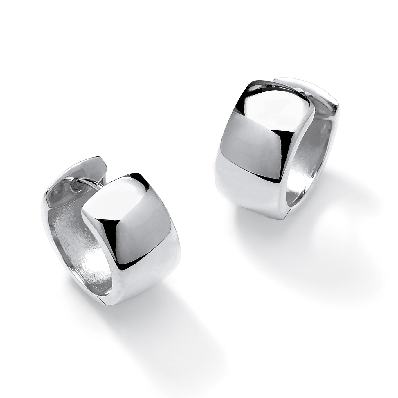 Huggie-Hoop Earrings in .925 Sterling Silver (3/4