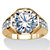 Men's 6 TCW Round Cubic Zirconia Octagon Ring Gold-Plated-11 at PalmBeach Jewelry