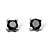 1/10 TCW Black Diamond Stud Earrings in Sterling Silver-11 at PalmBeach Jewelry