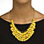 2 Piece Yellow Bib Necklace and Cluster Earrings Set in Yellow Gold Tone-13 at PalmBeach Jewelry