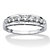 .93 TCW Round Cubic Zirconia Ring in Solid 10k White Gold-11 at PalmBeach Jewelry