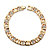 Men's 1.10 TCW Cubic Zirconia 10 mm Mariner-Link Bracelet Gold-Plated 9.75" (10mm)-11 at PalmBeach Jewelry