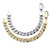 Men's Curb-Link Bracelet BOGO Set - Buy Yellow Gold Tone, Get Silvertone FREE! 10" (12mm)-11 at PalmBeach Jewelry