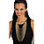 2 Piece Multi-Chain Jewelry Necklace and Earrings Set in Yellow Gold Tone 22"-25"-13 at Direct Charge presents PalmBeach